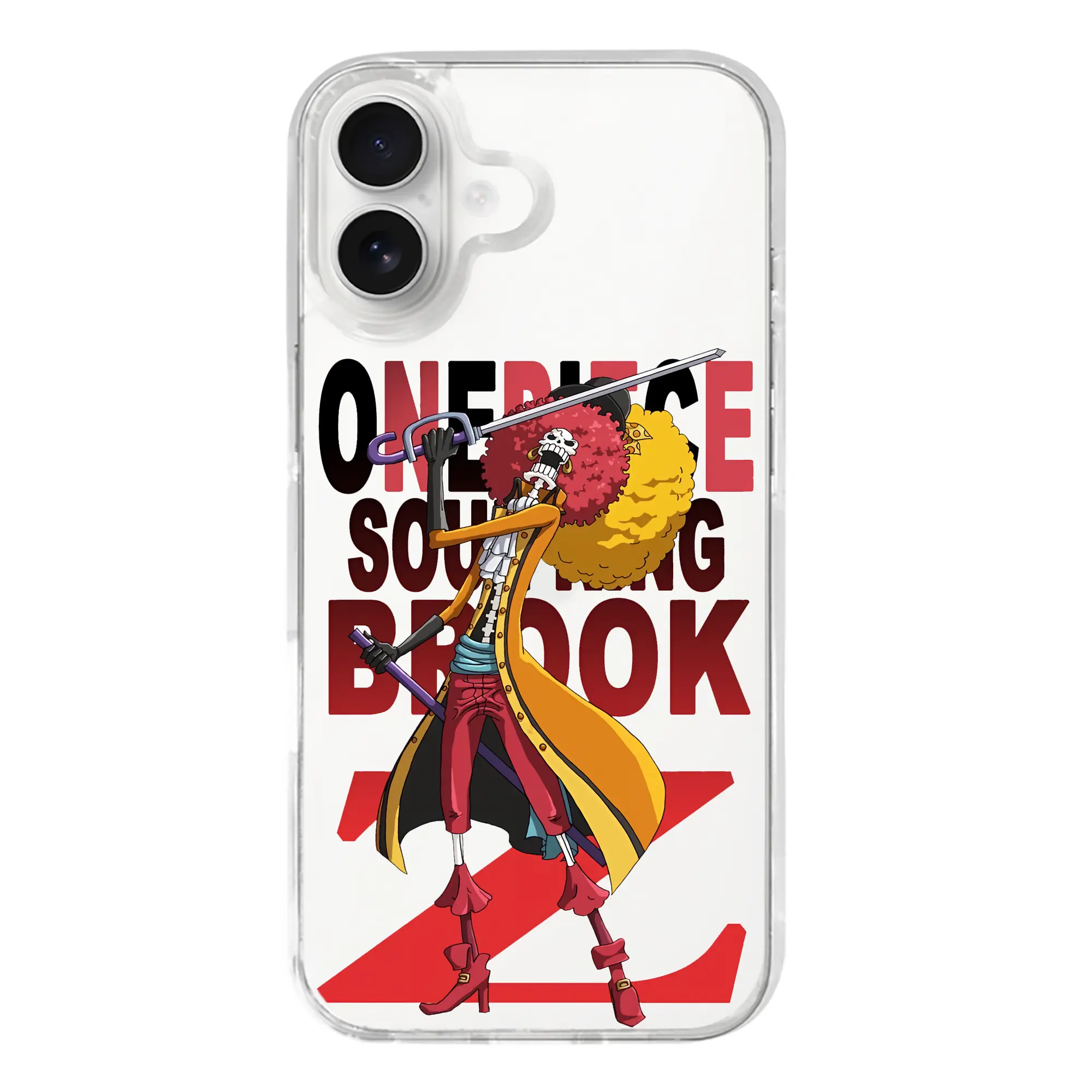 ワンピース グッズ ブルック - iPhone 17シリーズ 透明スマホケース – 薄型・耐衝撃・精密フィット保護カバー